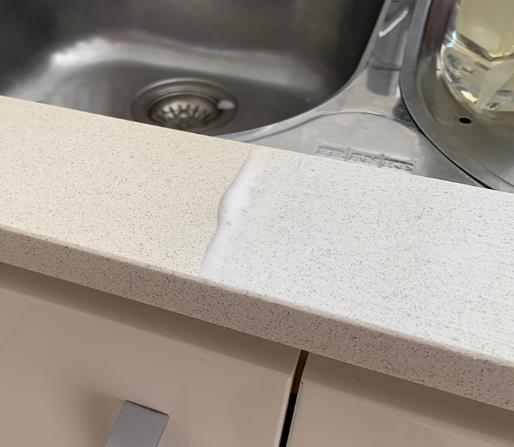 Quartz Countertop Vinegar Damage